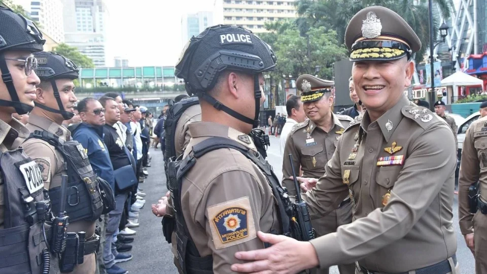 บิ๊กต่าย ขอบคุณตำรวจทั่วประเทศ ปฏิบัติหน้าที่ดีในช่วงปีใหม่ ลดอุบัติเหตุและอาชญากรรม